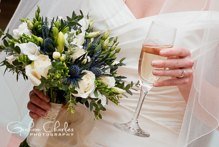 Sun-Pavilion-Wedding-Photography-0007 
 Bridal boquet and champagne